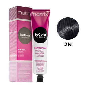 Стійка крем-фарба для волосся відтінок 2N Matrix Socolor Pre-Bonded E3535101 - фото Prof-star