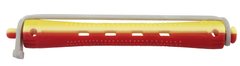 Бигуди для холодной завивки с круглой резинкой 9*95 мм.12 шт.жёлтые/красные
