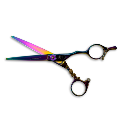 09 KITTY RAINBOW 5,5`` Ножницы парикмахерские прямые для стрижки SUNTACHI