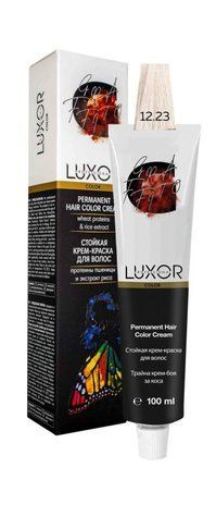 Фарба для волосся LUXOR Professional 12.23 Спеціальний блондин фіолетовий золотистий 100 мл 692555 - фото Prof-star