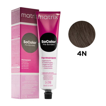 Стійка крем-фарба для волосся відтінок 4N Matrix Socolor Pre-Bonded E3533501 - фото Prof-star