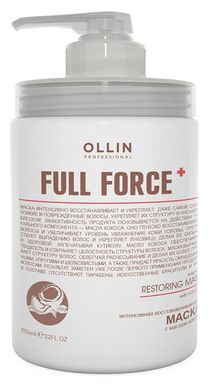Маска OLLIN Professional інтенсивна відновлююча з олією кокоса 650 мл, 650 мл