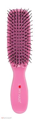 Щетка для волос SPIDER 9 рядов глянцевая розовая S, 1503 PINC
