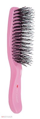 Щетка для волос SPIDER 9 рядов глянцевая розовая S, 1503 PINC