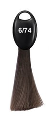 Крем-краска для волос OLLIN Professional N-JOY 6/74 Темно-русый коричнево-медный 100 мл, 100 мл