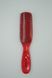 Щетка для волос SPIDER 9 рядов глянцевая красная M, 1501 RED