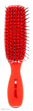 Щетка для волос SPIDER 9 рядов глянцевая красная S, 1503 RED