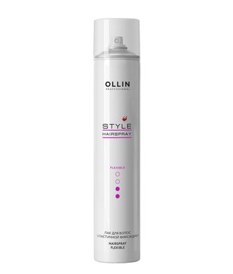 Лак для волос OLLIN Professional эластичной фиксации 450 мл, 395607, Нет в наличии