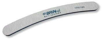 Пилка для ногтей Бумеранг зебра 150\180 BRINail 8505 - фото Prof-star