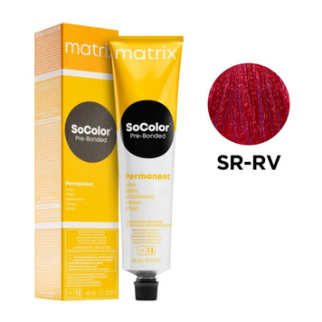 Стійка крем-фарба Matrix SoColor Pre-Bonded SoRed для волосся відтінок SR-RV E3708200 - фото Prof-star
